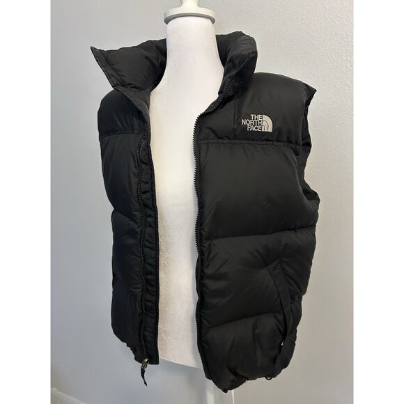 North Face 700 Nuptse Puffer Vest Black Quilted Goose Down Gorpcore Hiking Men S - Picture 11 of 16